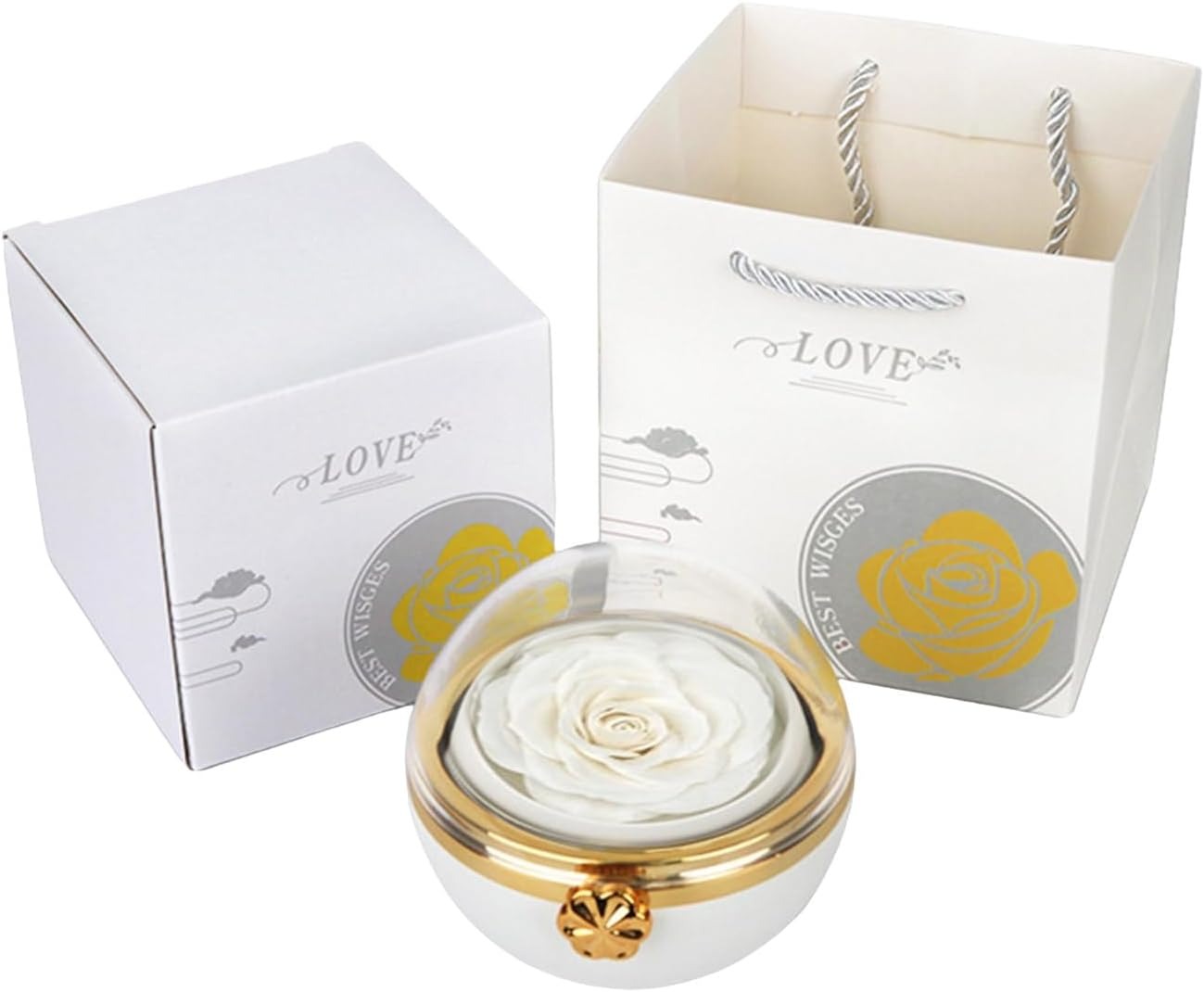 Rose Shaped Jewelry Storage