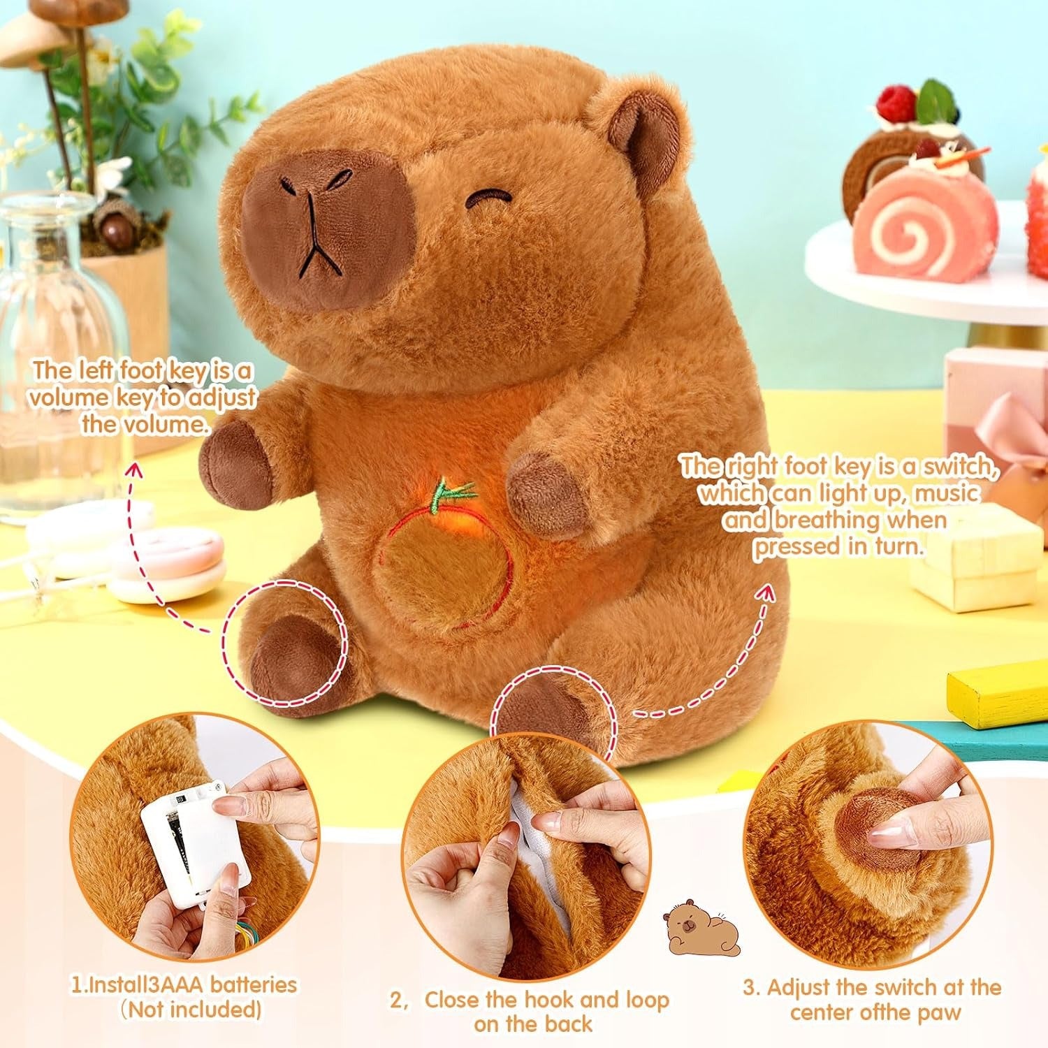 Breathing Stuffed Teddy